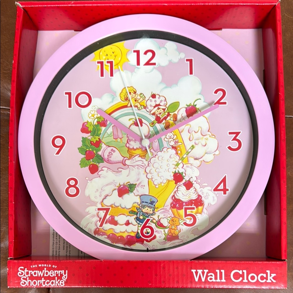 New Strawberry Shortcake 🍰 Wall Clock